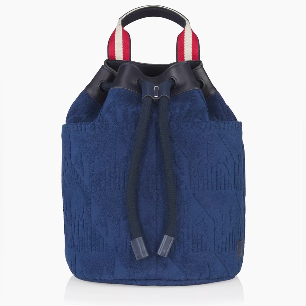 NWT Anya Hindmarch embossed towel duffel bag